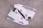 Jordan Air Jordan 4 CT8527-100 White Gray Speckled Sneakers