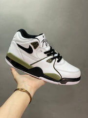 Nike Air Flight 89 Sneakers White Olive Green