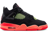 Jordan 4 Retro Black Bright Mango Barely Volt Infrared 23