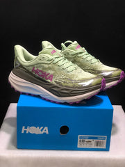 HOKA Stinson 7 Trail Running Shoes in Sage Green