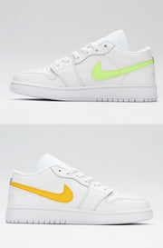 Nike Air Force 1 Low Candy Swoosh White Sneakers CW7035-100