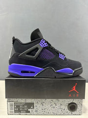 Jordan Air Jordan 4 Retro Black Blue Sneakers CT8527-018
