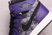 Jordan 1 Zoom Air CMFT Bayou Boys Black Purple DC2133-500