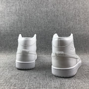 Jordan Air Jordan 1 Mid White Patent-Style Sneakers BQ6472-111
