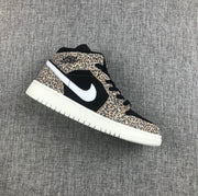 Air Jordan 1 Mid SE GS Leopard Print Sneakers BQ6931-021
