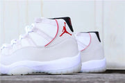Jordan Air Jordan 11 Platinum Tint White High-Top Sneakers