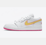 Nike CV4610-100 Low-Top Sneakers White Pink Yellow