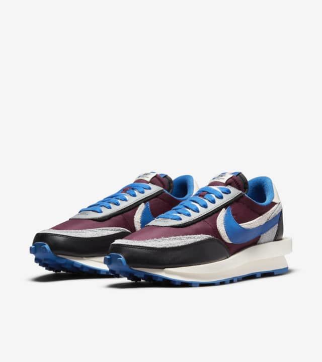 Nike LDWaffle sacai x UNDERCOVER Burgundy Blue DJ4877-600