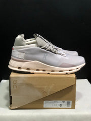 On Cloudnova 1 Sneakers in Sesame Gray