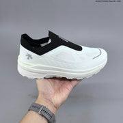 Descente Dualis Primer Slip-On Sneakers, White and Black