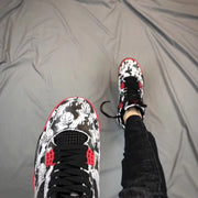 Jordan Air Jordan 4 Tattoo Black White Red Sneakers