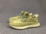 Yeezy 350 V2 Kids Sneakers in Yellow and Olive