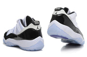 Air Jordan 11 Low White Black Basketball Sneakers