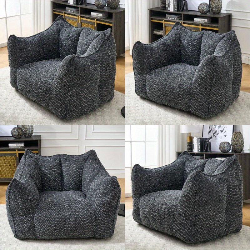 Sofa Chairs with Highly Resilient Foam for Living Rooms And Bedrooms Comfortable Square Lazy Sofas Sofas for Adults to Play Read And Watch TV