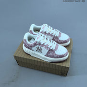 MLB Chunky Liner Low-Top Sneakers in Mauve and White