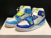Air Jordan Legacy 312 Fly High-Top Sneakers, White and Blue