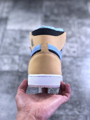 Jordan Air Jordan 1 Zoom CMFT Blue Tan Sneakers CT0979-400