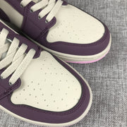 Air Jordan 1 Mid Pink Purple Sneakers 555112-500