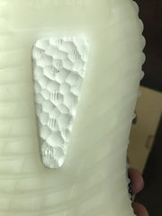 Yeezy 350 V2 Glow-in-the-Dark Sneakers, Black and White