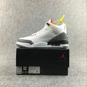 Air Jordan 3 White Cement High-Top Sneakers