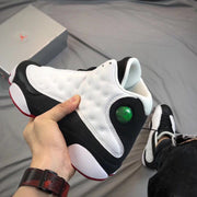 Air Jordan 13 He Got Game Sneakers Black White Red