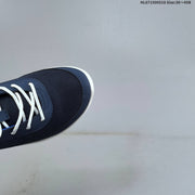 ECCO HL671500518 Navy Mesh Lace-Up Sneakers