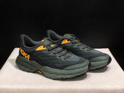 HOKA Speedgoat 5 Trail Running Shoes, Black and Olive