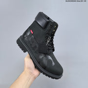 Timberland High-Top Lace-Up Boots, Wheat and Black