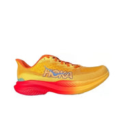 HOKA Mach 6 Running Shoes in Yellow and Coral