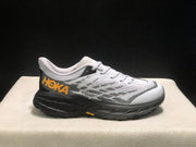 HOKA Speedgoat 5 Trail Running Shoes White Gray