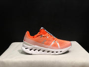 On Cloudsurfer Running Shoes in Coral and White