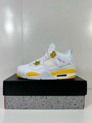 Jordan Air Jordan 4 White Yellow Sneakers AQ9129-102
