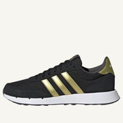 Adidas Women's Black/Gold Run 60s 2.0 Sneakers, GX1714