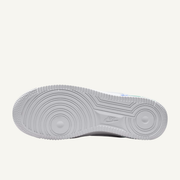 Nike Women's White ir Force 1 Low 'Blue Flower' Sneakers, IF0498 101