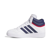 Adidas Kid's White/Blue Trainers Hoops 4.0 Mid Sneakers, JI0904