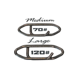 Offshore Speed Clip Bundle (25 Clips in Each Size)