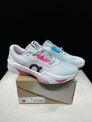 On The Roger Pro Fire Clay Grey Blue Tennis Shoes