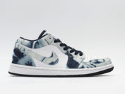 Nike Dunk Low Washed Denim Sneakers Blue CZ8455-100