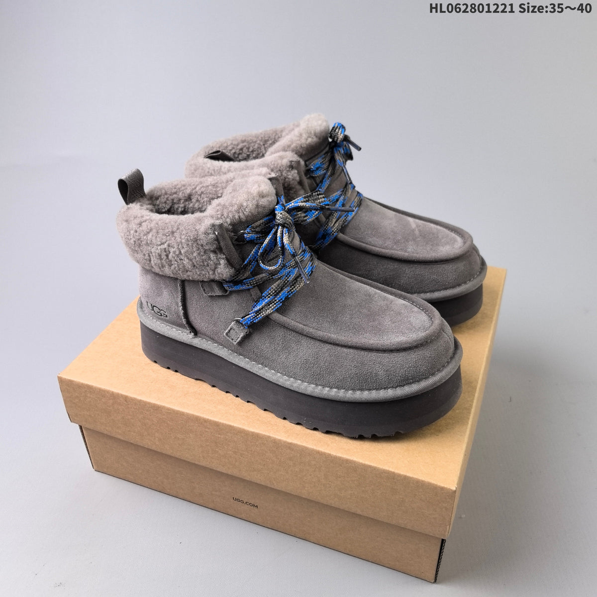 UGG Classic Mini II Lace-Up Platform Boots