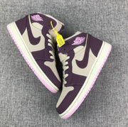 Air Jordan 1 Retro High OG White Purple Sneakers