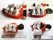 🎁 Hide-and-Seek Bunnies in Carrot Pouch