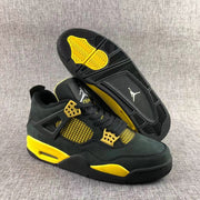 Jordan Air Jordan 4 Thunder Black Yellow Sneakers