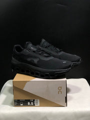 On Cloud X Black Silver Running Shoes