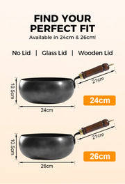 🔥 Pure Iron Wok, Timeless Craft ⚒️