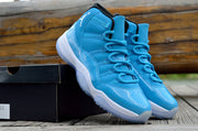 Air Jordan 11 High Sneakers in Blue and White