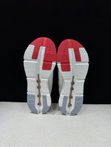 On Cloudnova Form 2 White and Red Sneakers
