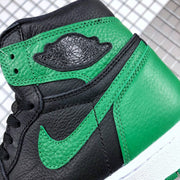 Air Jordan 1 High Pine Green Black Sneakers 555088-030