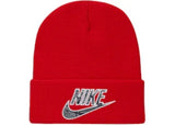 Supreme Nike Snakeskin Beanie Red