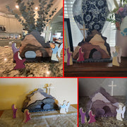 ✝️Jesus Tomb Easter Scene Wooden Decoration