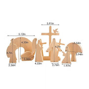 ✝️Jesus Tomb Easter Scene Wooden Decoration